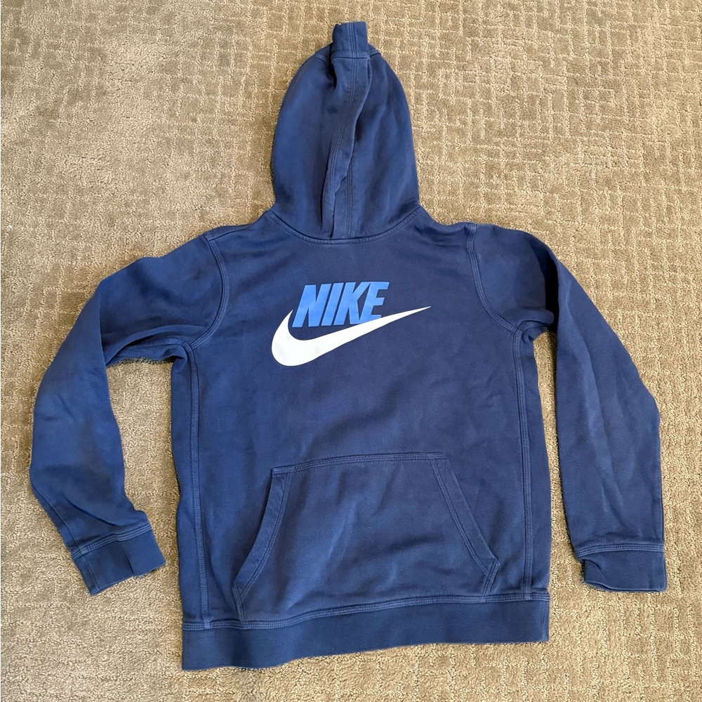 Nike Kids Navy Blue Hoodie